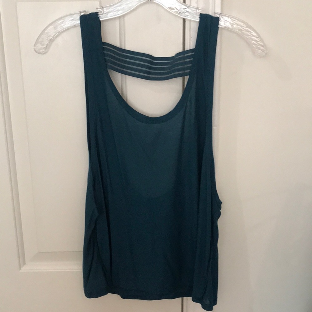 Alo yoga teal tank